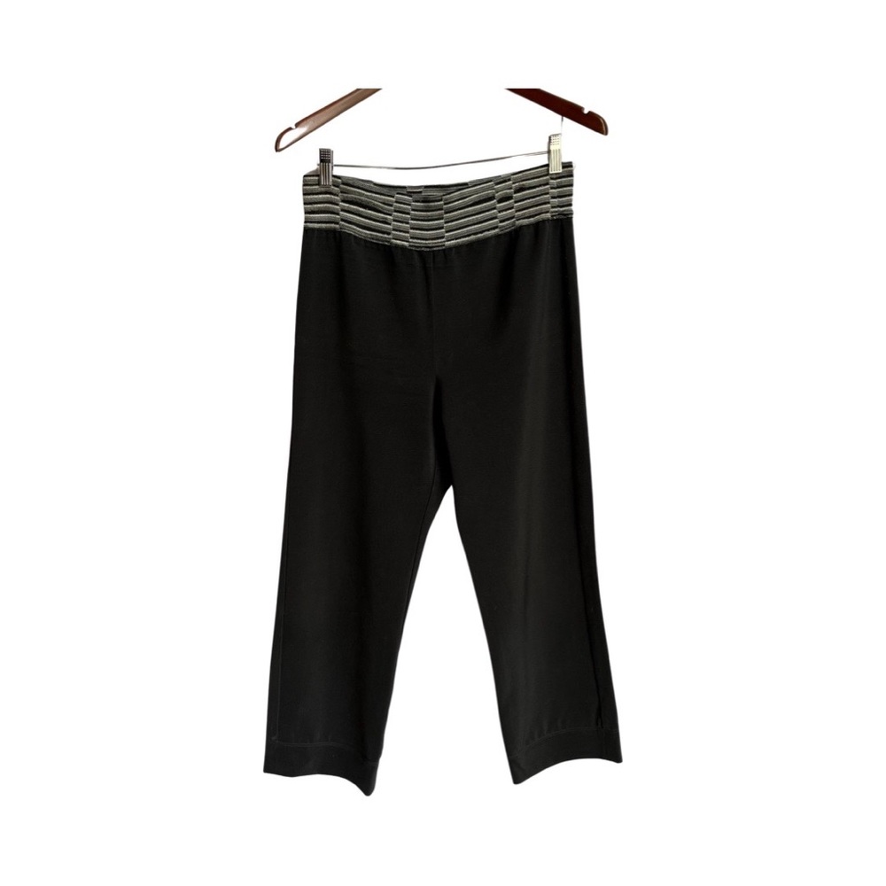 Save The Queen wide leg black leggings size small